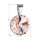 Stříbrný přívěsek s krystaly Swarovski hnědý kulatý-rivoli 34112.3 Stříbrný přívěsek s krystaly Swarovski hnědý kulatý-rivoli 34112.3