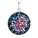 Stříbrný přívěsek s krystaly Swarovski mix barev modrá růžová kulatý 34131.4 galaxy Stříbrný přívěsek s krystaly Swarovski mix barev modrá růžová kulatý 34131.4 galaxy