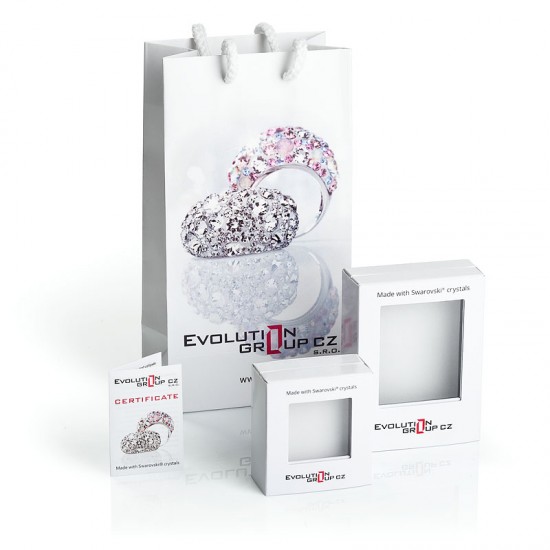 Stříbrné náušnice pecka s krystaly Swarovski modré kulaté 31239.5 Stříbrné náušnice pecka s krystaly Swarovski modré kulaté 31239.5