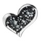 Stříbrný přívěsek s krystaly Swarovski černé srdce 34184.5 Stříbrný přívěsek s krystaly Swarovski černé srdce 34184.5