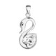 Stříbrný přívěsek s krystalem Swarovski bílá labuť 34237.1 Stříbrný přívěsek s krystalem Swarovski bílá labuť 34237.1