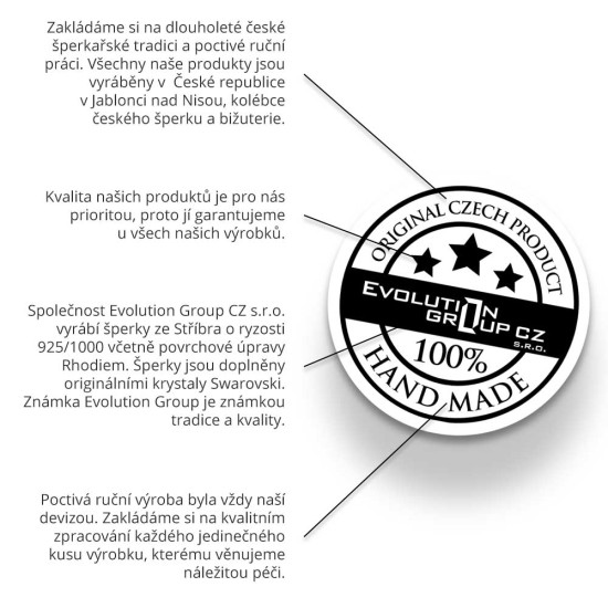 Strieborný prívesok s bielou guľatou Preciosa perlou 34150.1