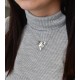 Stříbrný náhrdelník s krystaly Swarovski bílý 72053.3 Stříbrný náhrdelník s krystaly Swarovski bílý 72053.3