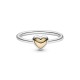 Prsten Klenuté zlaté srdce