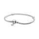 Ag925/1000, Hadovitý řetízkový náramek Pandora Moments Spona se sedmikráskou Ag925/1000, Hadovitý řetízkový náramek Pandora Moments Spona se sedmikráskou