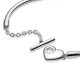 Hadovitý řetízkový náramek Pandora Moments Srdce s prvkem ve tvaru písmene T